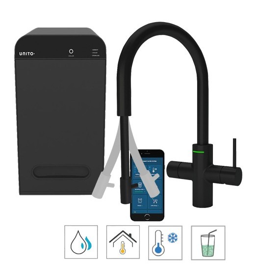 Unito Unito Sparkle Cosmos+pullout Zwart vooraanzicht