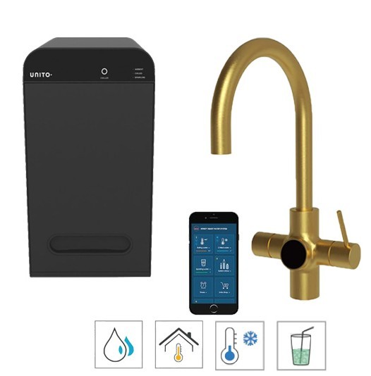 Unito Unito Sparkle Orbit C Goud vooraanzicht