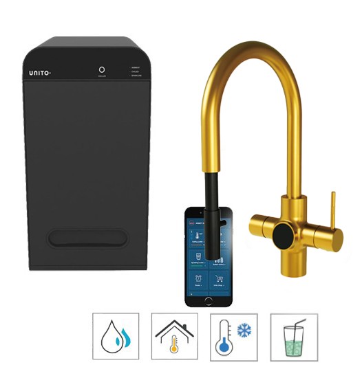 Unito Unito Sparkle Orbit pullout C Goud vooraanzicht