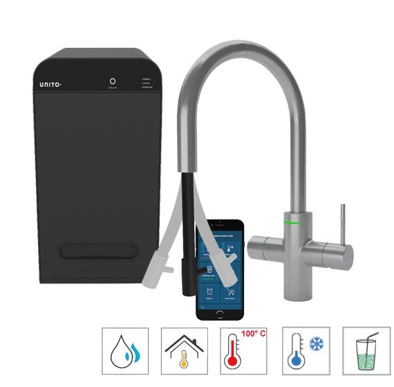 Unito Unito Infinity G3 Cosmos+pullout RVS vooraanzicht