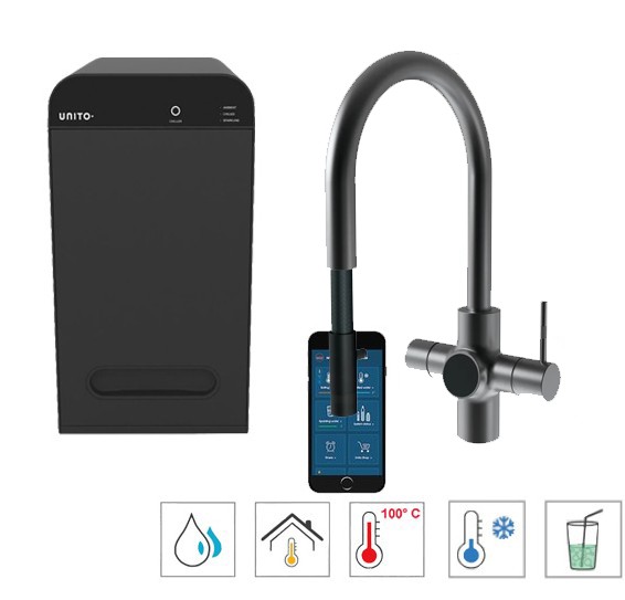 Unito Unito Infinity G3 Orbit Pullout C Gunmetal vooraanzicht