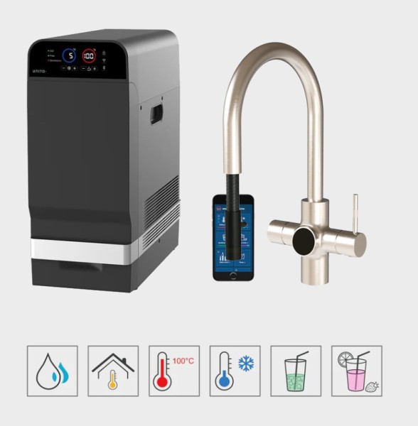 Unito Unito Infinity G3 Juice-Bar Orbit Pullout Flavor RVS vooraanzicht