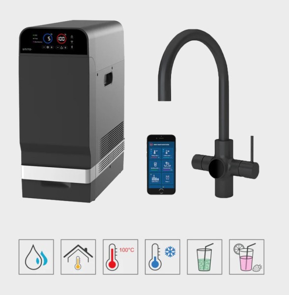 Unito Unito Infinity G3 Juice-Bar Orbit Flavor Zwart vooraanzicht