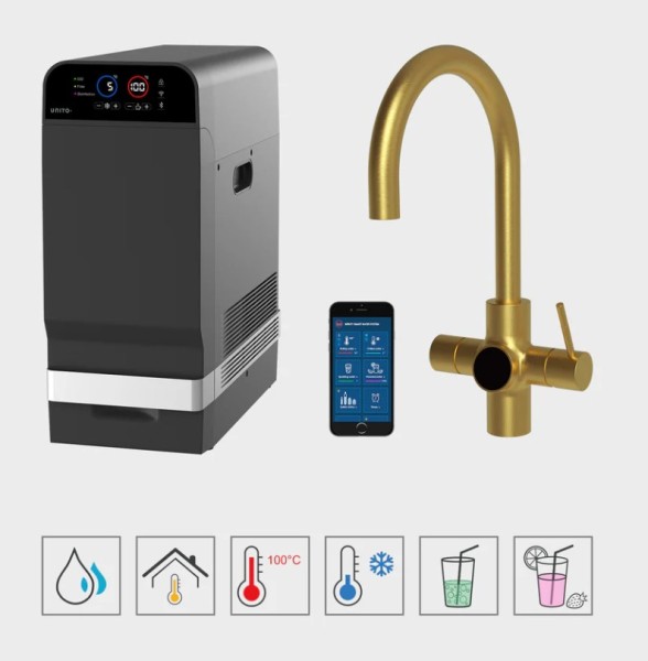 Unito Unito Infinity G3 Juice-Bar Orbit Flavor Goud vooraanzicht