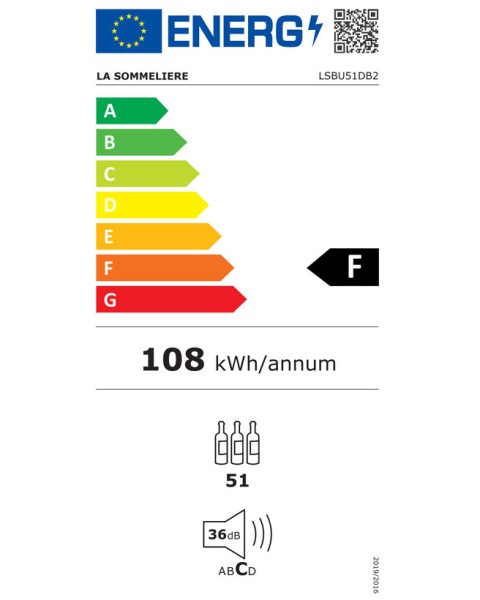 Wijnkast inbouw La Sommelière LSBU51DB2 detail 2