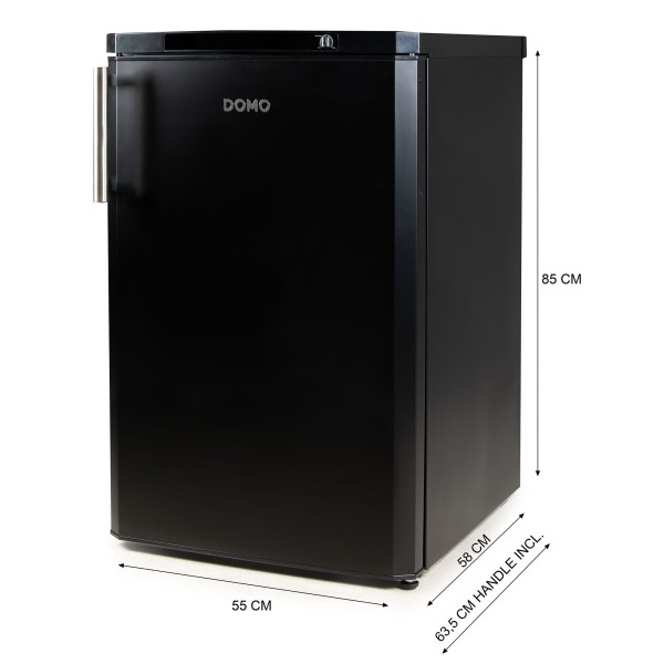 Diepvries Domo DO91133F/zwart detail 2