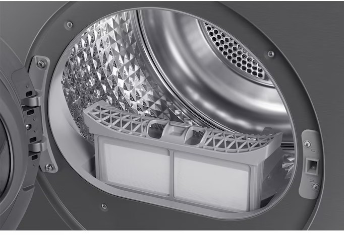 Droogkast Samsung DV90F09F4SU3/Zilver detail 2