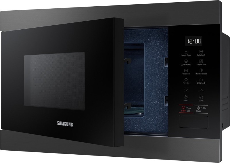 Micro-ondes sans grill Samsung MS22M8274AM / ZWART Stainless Steel detail 3
