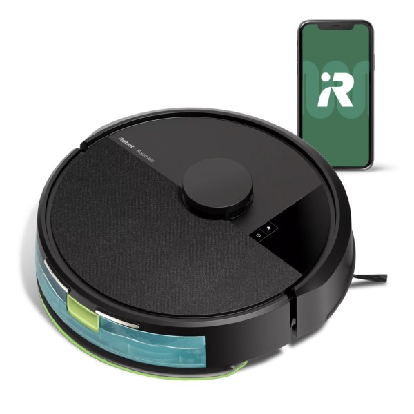 Robotstofzuigers Roomba iRobot Combo 105 (Y311040)/Zwart vooraanzicht