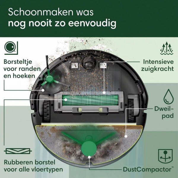 Aspirateurs Robotiques Roomba iRobot Combo 205/Zwart detail 4
