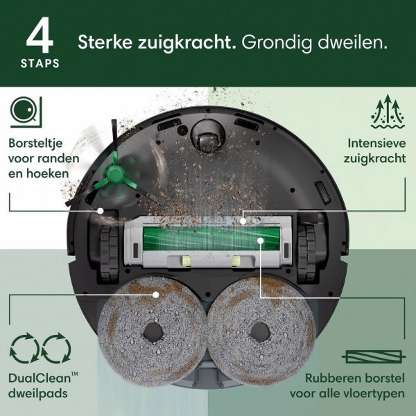 Robotstofzuigers Roomba iRobot Combo 405 Plus /Zwart detail 2
