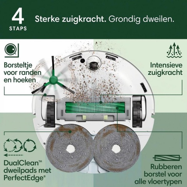 Aspirateurs Robotiques Roomba iRobot Combo 505 Plus /Wit detail 2