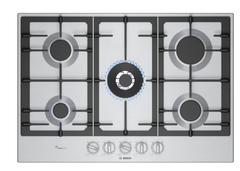 Taque de cuisson au gaz Bosch PCQ7A5I90 vooraanzicht