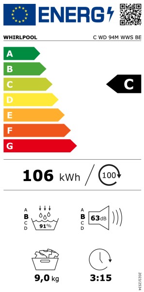 Séchoir Whirlpool CWD94MWWSBE detail 5