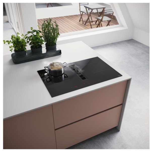 Taque de cuisson avec hotte intégrée Franke FMA83724RCRHI detail 2