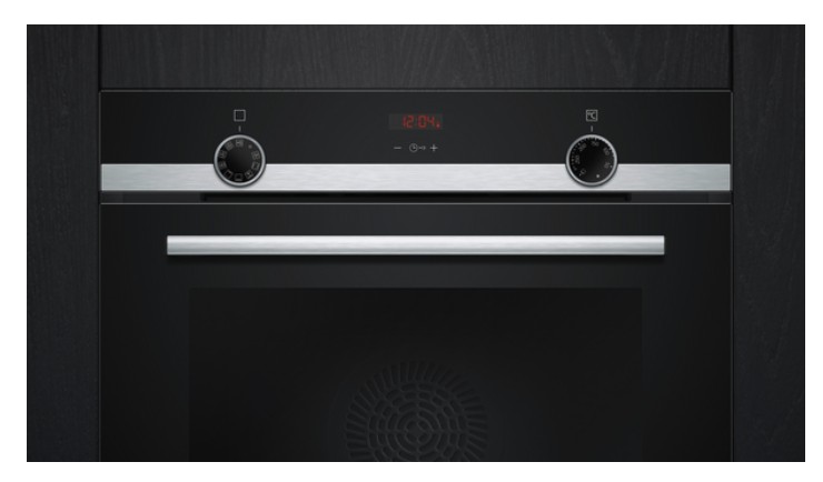 Four air pulsé/multifonction Siemens HB514AER4/ display rood detail 1