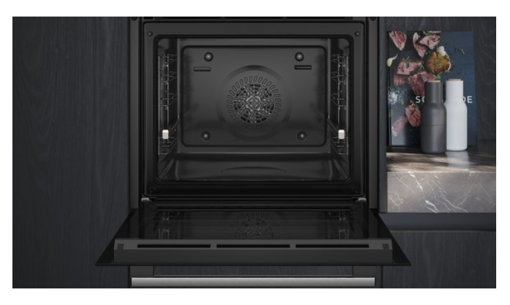 Four air pulsé/multifonction Siemens HB514AER4/ display rood detail 2