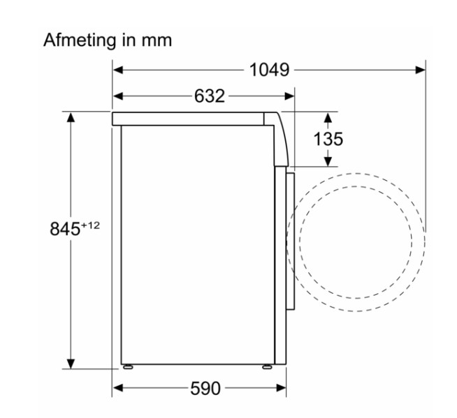 Wasmachine Siemens WM14N27ZFG detail 3