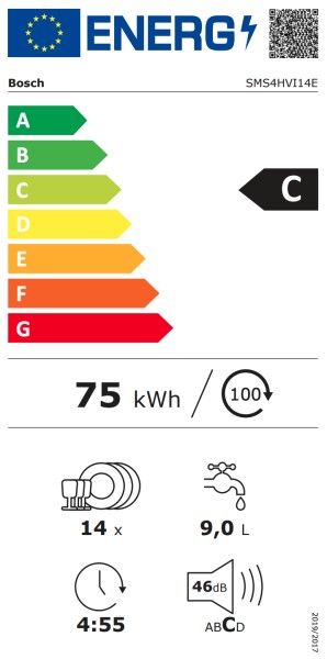 Vaatwassers Vrijstaand Bosch SMS4HVI14E detail 5