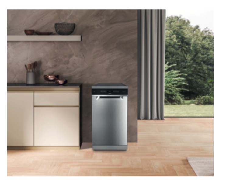 Lave-vaisselle pose libre Whirlpool WH6FB10BS7A0X/45cm breed/energielabel B detail 2