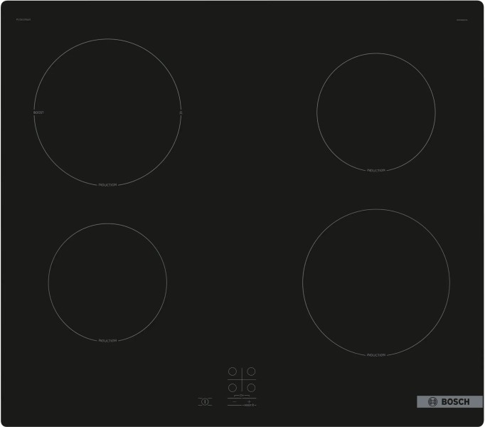 Taque de cuisson induction Bosch PUG61RAA5E/ beperkt vermogen vooraanzicht