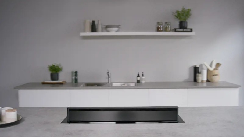 Taque de cuisson avec hotte intégrée Novy 1821 / Novy Panorama 90 detail 3