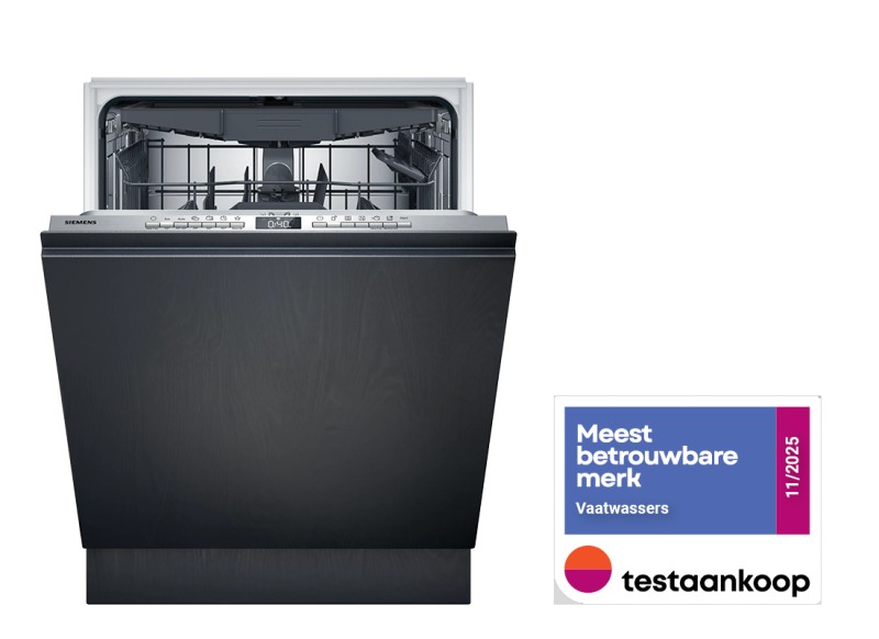 Lave-vaisselle full-intégré 60cm Siemens SX63EX22CE vooraanzicht