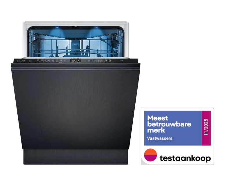 Lave-vaisselle full-intégré 60cm Siemens SX95EX12CE vooraanzicht