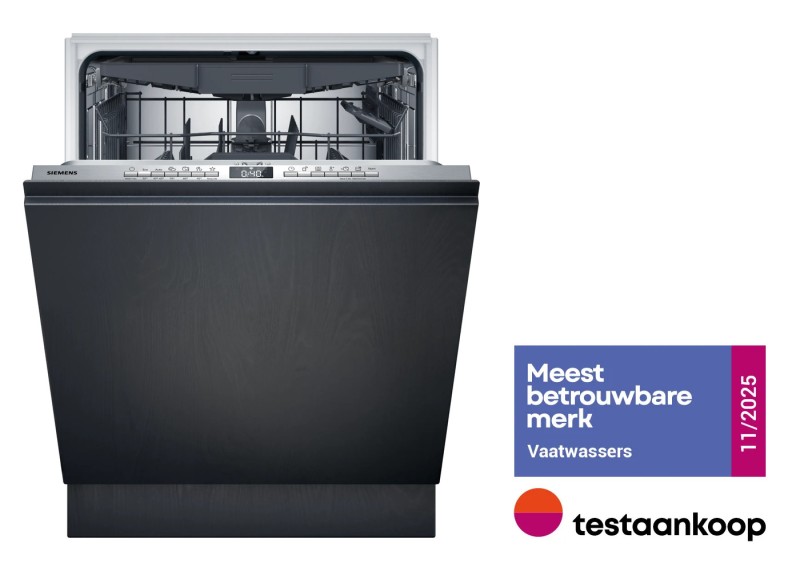 Lave-vaisselle full-intégré 60cm Siemens SN63EX27CE vooraanzicht