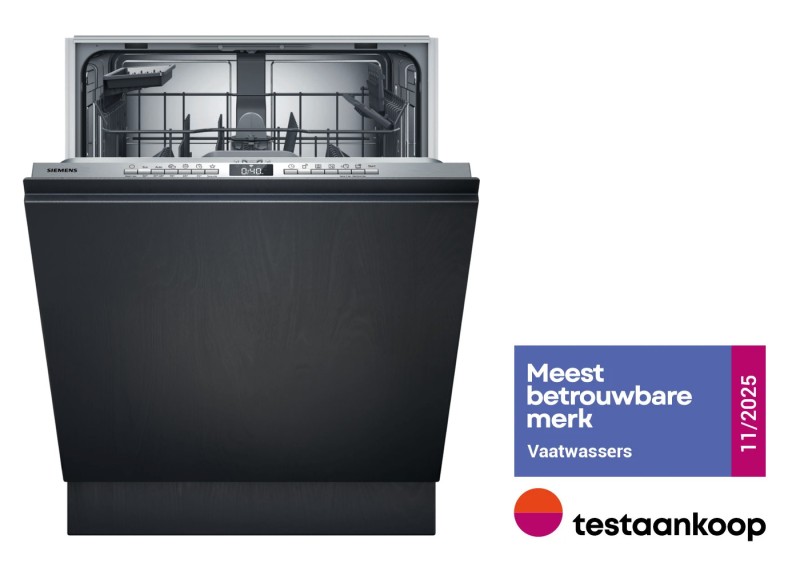 Lave-vaisselle full-intégré 60cm Siemens SX63HX03TE vooraanzicht