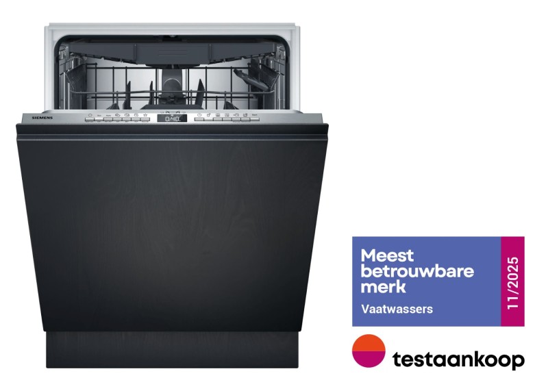 Lave-vaisselle full-intégré 60cm Siemens SX73EX22CE vooraanzicht