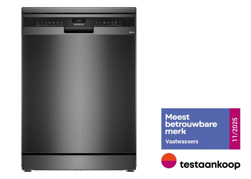 Vaatwassers Vrijstaand Siemens SN23EC03ME vooraanzicht