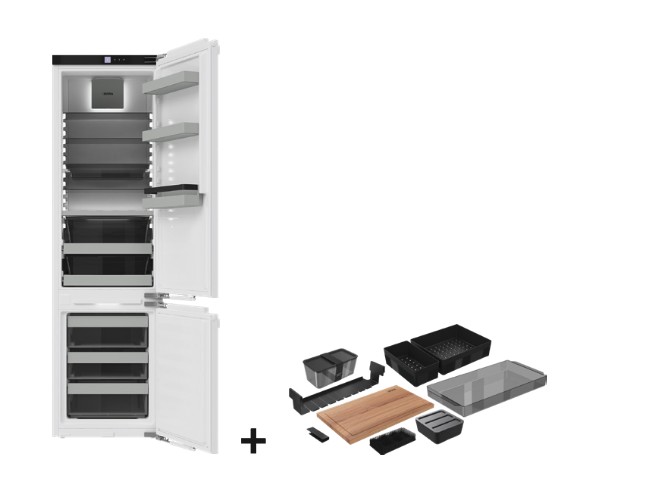 Combiné réfrigérateur/congélateur intégrable Bora C194KGS2 vooraanzicht