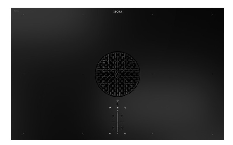 Taque de cuisson avec hotte intégrée Bora PUXA2R vooraanzicht