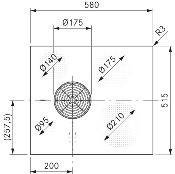 Taque de cuisson avec hotte intégrée Bora PURSA2 detail 1