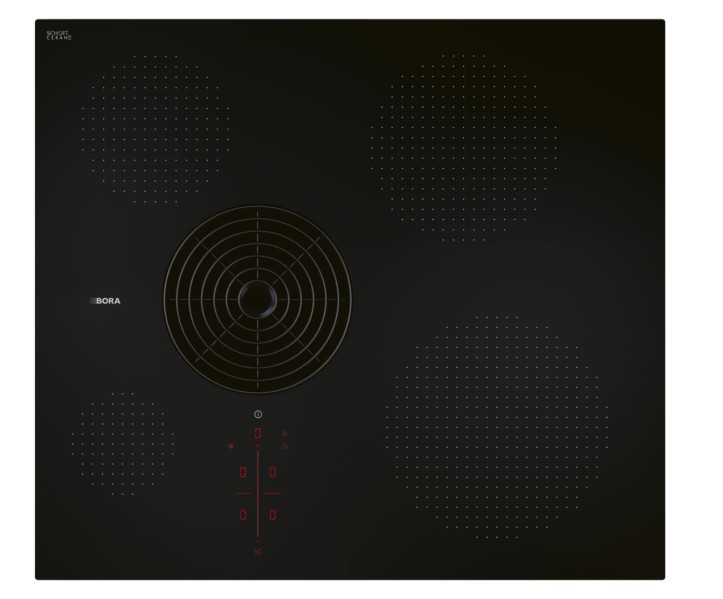 Taque de cuisson avec hotte intégrée Bora PURSU2 vooraanzicht