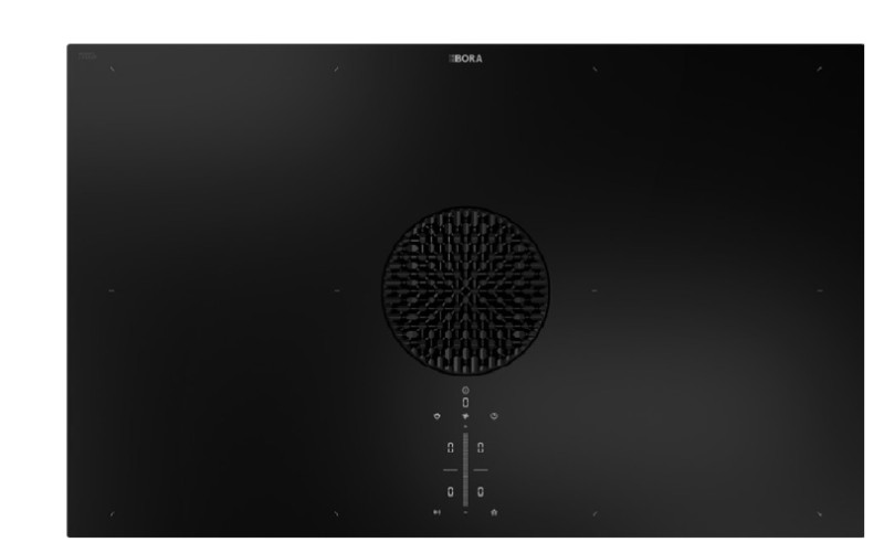 Taque de cuisson avec hotte intégrée Bora PUXA2 vooraanzicht