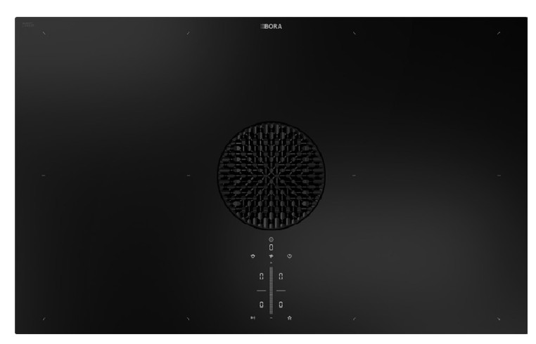 Taque de cuisson avec hotte intégrée Bora PUXU2 vooraanzicht