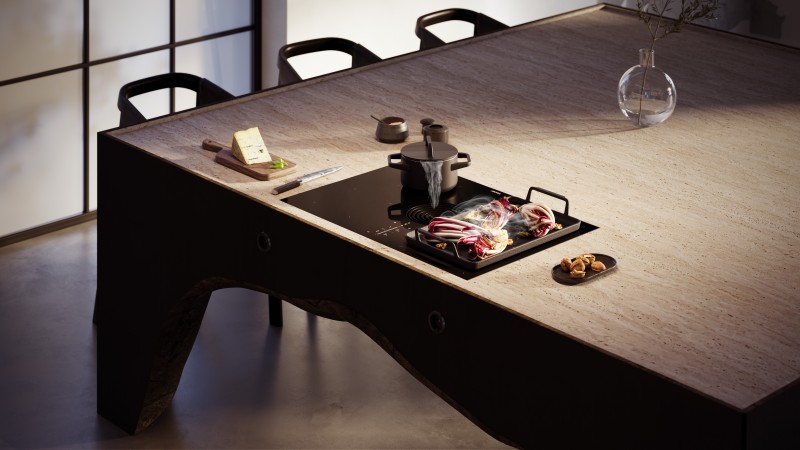 Kookplaat met ingebouwde dampafzuiging Bora PURMA2 detail 1