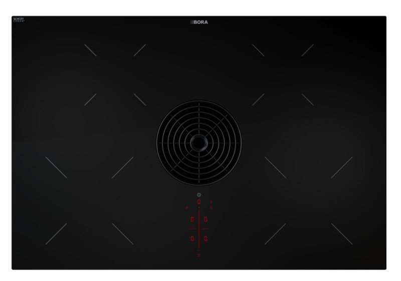 Taque de cuisson avec hotte intégrée Bora PURA2 vooraanzicht