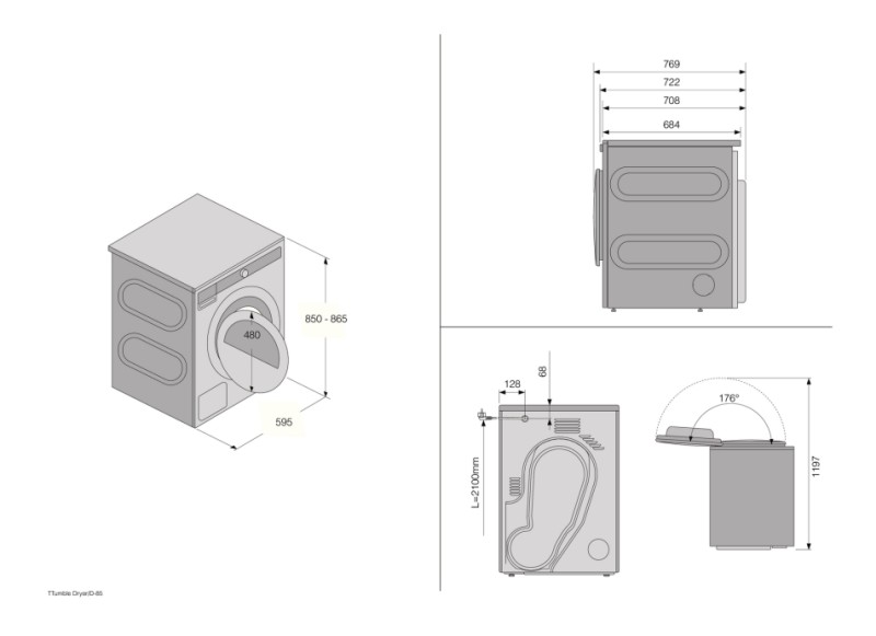 Droogkast Asko T411HD.W/ - 11 kg - detail 5