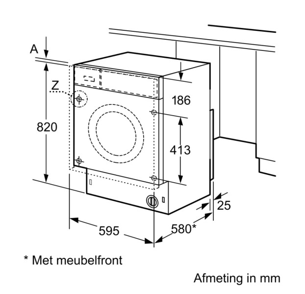Lave- et sèche-linge combination encastrable Siemens WK14D490EU detail 1