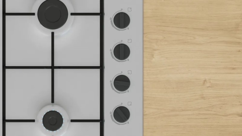 Kookplaat  gas Bosch PBP6B5K80H detail 1