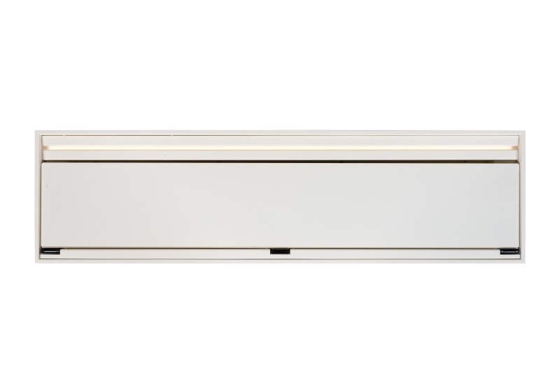 Dampkap inbouwgroep Venduro FA80WIT vooraanzicht