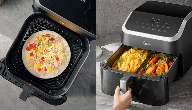 Airfryer Midea MAD85000ADK detail 6