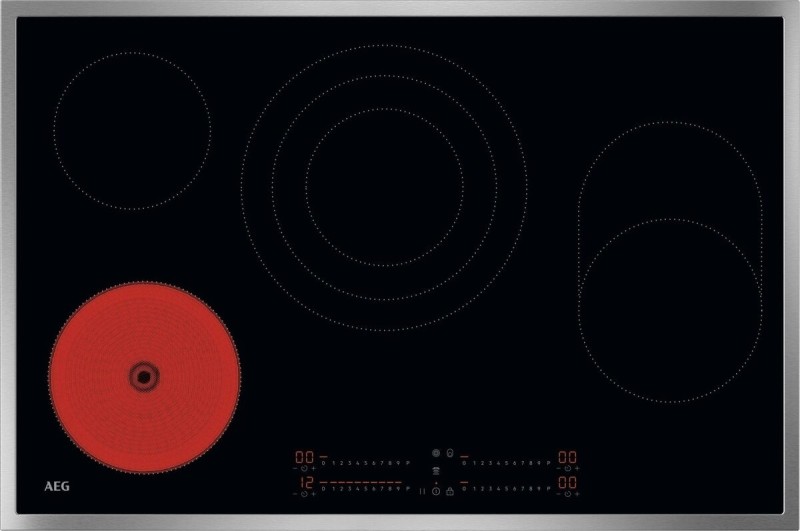 Taque de cuisson vitrocéramique AEG OHI84A07XB vooraanzicht