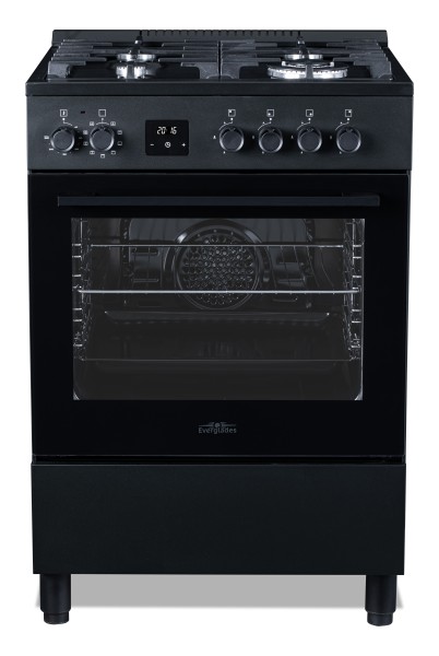 Cuisinière avec taque de cuisson au gaz Everglades EVCK6050 PROFESSIONAL vooraanzicht