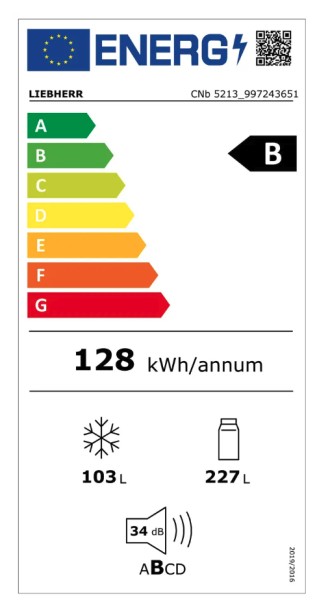 Koelvriescombinatie Liebherr CNB521320 detail 3