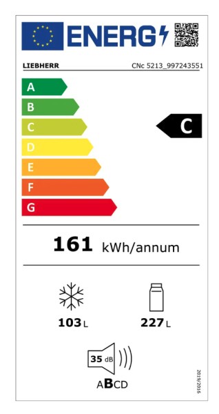 Combiné réfrigérateur/congélateur Liebherr CNC521320 detail 3