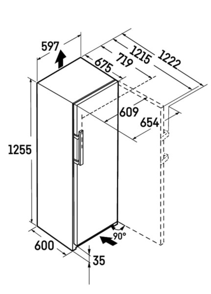 Diepvries Liebherr FND423420 detail 2